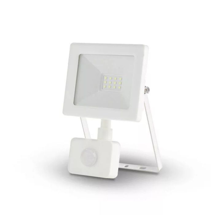 Asalite LED Bela Slim Reflektor 10W 4500K (900 lumnov) + Senzor Asalite LED Bela Slim Reflektor 10W 4500K (900 lumnov) + Senzor