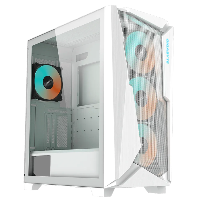 GIGABYTE C301 GLASS USB 3.1 Gen2 Type-C ARGB osvetljeno ohišje, E-ATX belo GIGABYTE C301 GLASS USB 3.1 Gen2 Type-C ARGB osvetljeno ohišje, E-ATX belo