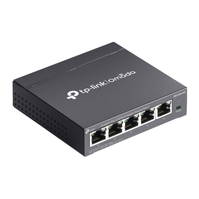 TP-LINK DS105G-M2 5 port 2.5 Multi-Gigabit mrežno stikalo / switch TP-LINK DS105G-M2 5 port 2.5 Multi-Gigabit mrežno stikalo / switch