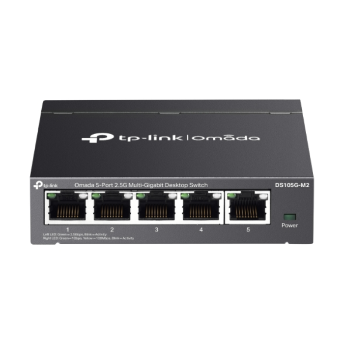 TP-LINK DS105G-M2 5 port 2.5 Multi-Gigabit mrežno stikalo / switch TP-LINK DS105G-M2 5 port 2.5 Multi-Gigabit mrežno stikalo / switch