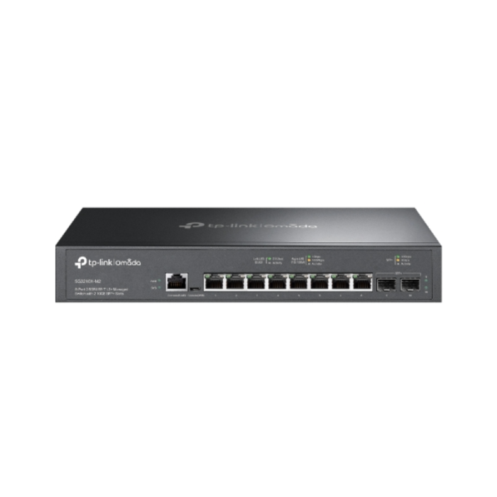 TP-LINK 8-Port 2.5GBASE-T in 2-Port 10G SFP+ L2+ Managed switch / stikalo TP-LINK 8-Port 2.5GBASE-T in 2-Port 10G SFP+ L2+ Managed switch / stikalo