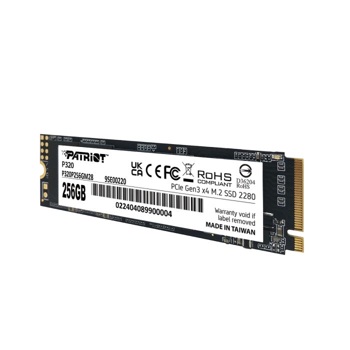 Patriot P320 256GB M.2 NVMe SSD PCIe Gen 3 x4 Patriot P320 256GB M.2 NVMe SSD PCIe Gen 3 x4