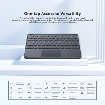 Oscal S1 ultra-slim univerzalna brezžična tipkovnica Bluetooth ENG verzija Oscal S1 ultra-slim univerzalna brezžična tipkovnica Bluetooth ENG verzija