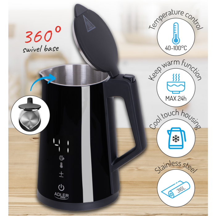 Adler Električni grelnik vode 2200W AD1345W Adler Električni grelnik vode 2200W AD1345W