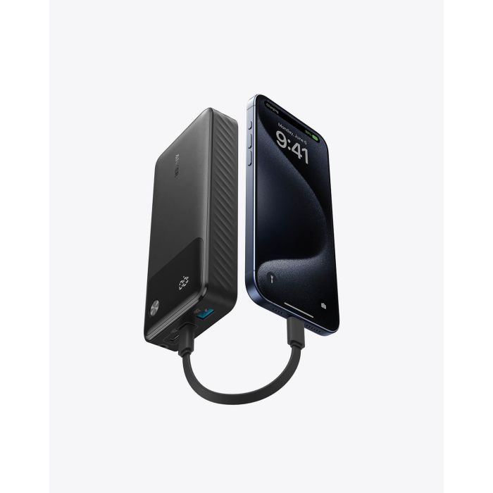 Anker Powerbank 20000 mAh, 30W s priloženim USB-C kablom, črn Anker Powerbank 20000 mAh, 30W s priloženim USB-C kablom, črn