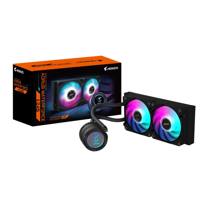 GIGABYTE AORUS WATERFORCE II 240 vodno hlajenje za INTEL/AMD procesorje GIGABYTE AORUS WATERFORCE II 240 vodno hlajenje za INTEL/AMD procesorje