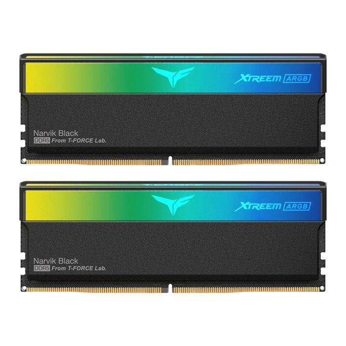 Teamgroup XTREEM ARGB 32GB Kit (2x16GB) DDR5-6400 DIMM PC5-51200 CL32, 1.35V Teamgroup XTREEM ARGB 32GB Kit (2x16GB) DDR5-6400 DIMM PC5-51200 CL32, 1.35V