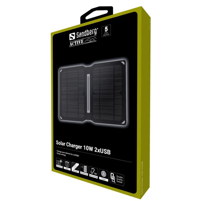 Sandberg Solarni polnilec 10W 2xUSB Sandberg Solarni polnilec 10W 2xUSB
