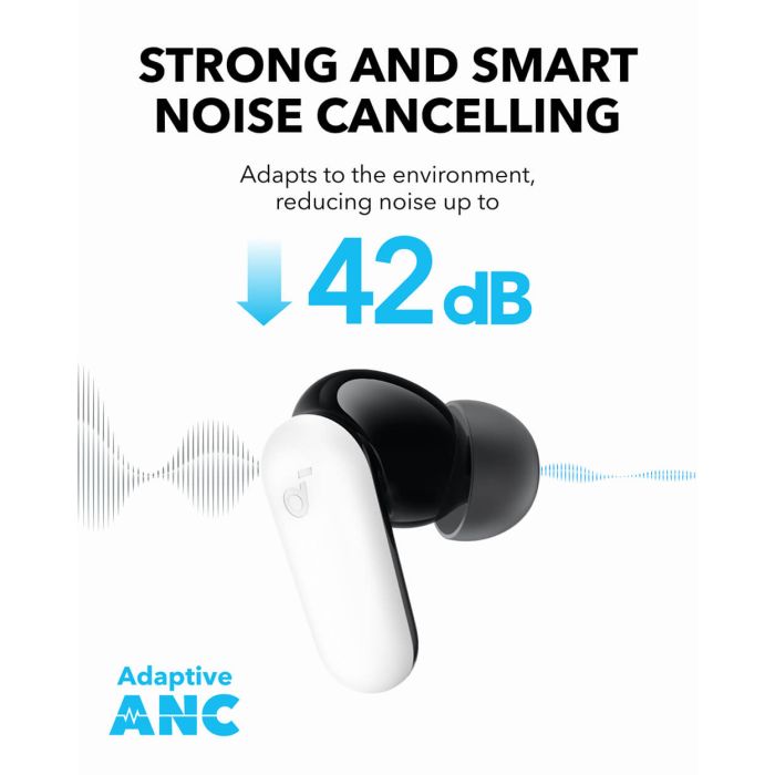 Anker Soundcore P30i brezžične slušalke, bele Anker Soundcore P30i brezžične slušalke, bele