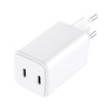 Sandberg AC Charger Dual USB-C PD65W EU Sandberg AC Charger Dual USB-C PD65W EU