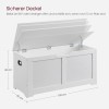 VASAGLE klop Bela 40 x 100 x 46 cm VASAGLE klop Bela 40 x 100 x 46 cm
