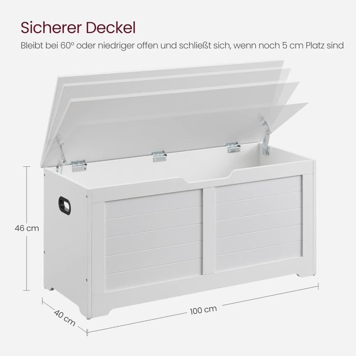 VASAGLE klop Bela 40 x 100 x 46 cm VASAGLE klop Bela 40 x 100 x 46 cm