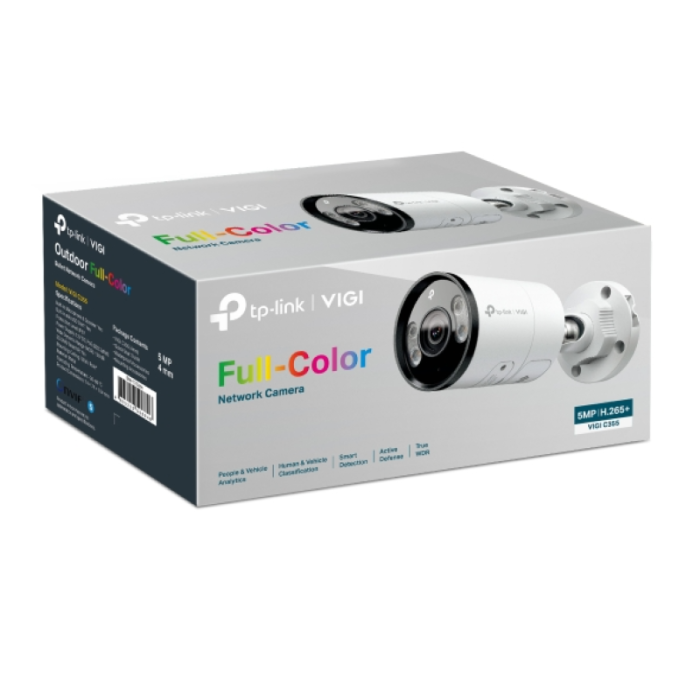 TP-LINK VIGI 5MP zunanja Full-Color Bullet mrežna kamera C355 4mm TP-LINK VIGI 5MP zunanja Full-Color Bullet mrežna kamera C355 4mm