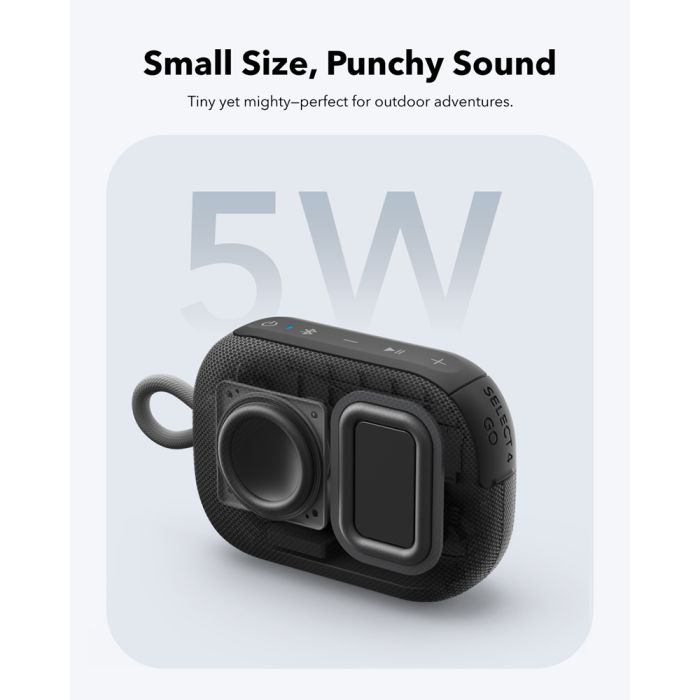 Anker Soundcore prenosni Bluetooth zvočnik Select 4 GO, črn Anker Soundcore prenosni Bluetooth zvočnik Select 4 GO, črn