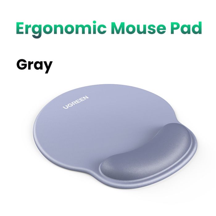 Ugreen ergonomska podloga za miško z naslonom za zapestje - sivo modra Ugreen ergonomska podloga za miško z naslonom za zapestje - sivo modra