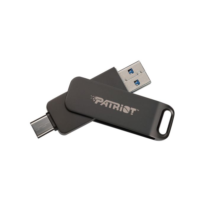 Patriot 32GB 100MB/s Rage R550 USB 3.2 + USB-C spominski ključek Patriot 32GB 100MB/s Rage R550 USB 3.2 + USB-C spominski ključek