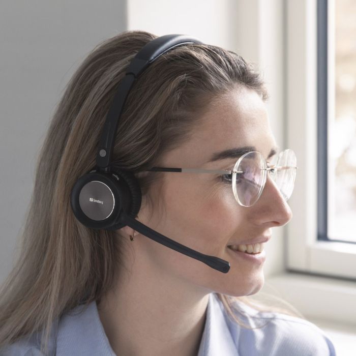 Slušalke z mikrofonom Sandberg Wireless Office Headset Pro+ Slušalke z mikrofonom Sandberg Wireless Office Headset Pro+