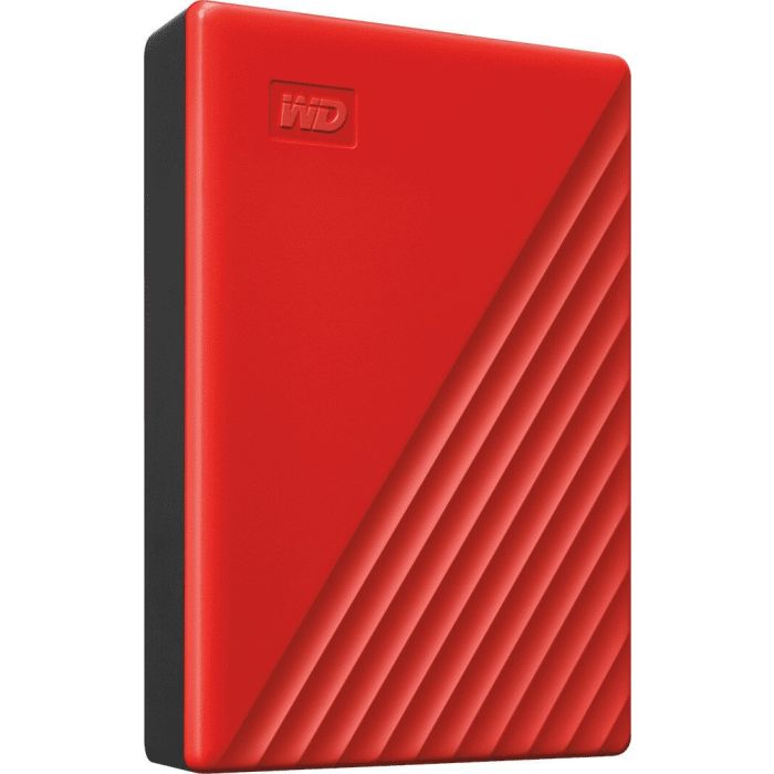 WD 6TB My Passport Red 2,5 USB 3.2 zunanji HDD disk WD 6TB My Passport Red 2,5 USB 3.2 zunanji HDD disk