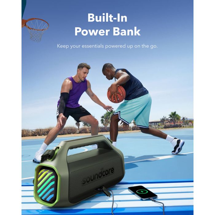 Anker Soundcore BOOM 2 Plus prenosni Bluetooth zvočnik, zelen Anker Soundcore BOOM 2 Plus prenosni Bluetooth zvočnik, zelen