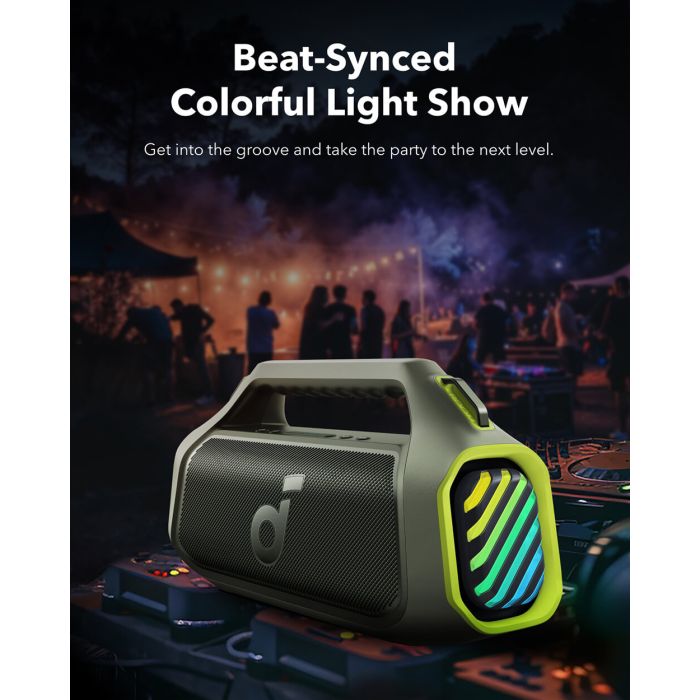Anker Soundcore BOOM 2 Plus prenosni Bluetooth zvočnik, zelen Anker Soundcore BOOM 2 Plus prenosni Bluetooth zvočnik, zelen