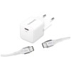 Intenso 30W GaN napajalnik s priključkom USB-C W30C + USB-C kabel 60W 1.5M Intenso 30W GaN napajalnik s priključkom USB-C W30C + USB-C kabel 60W 1.5M