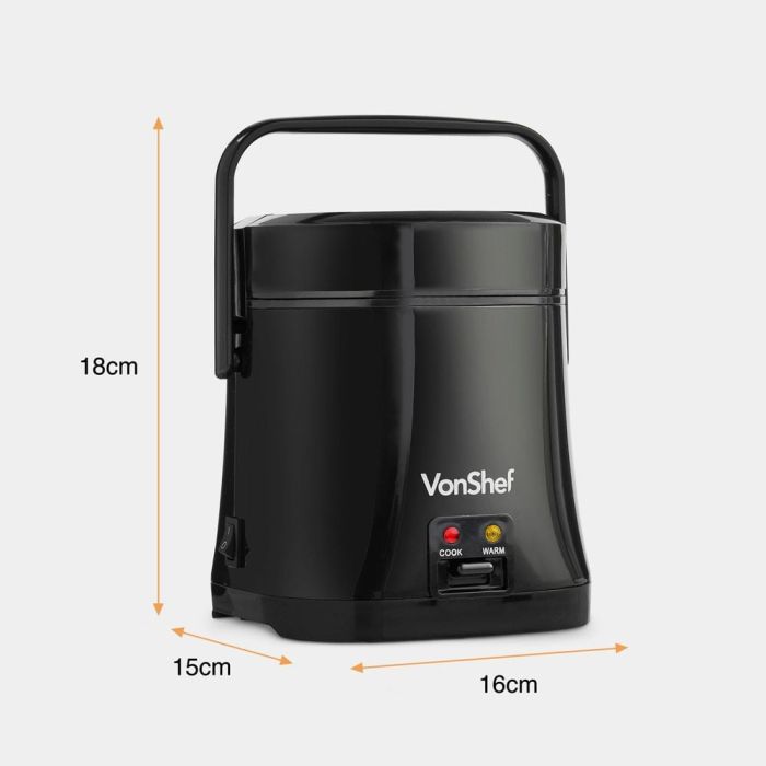 VonShef Električni Mali Kuhalnik za Riž - 0,3L VonShef Električni Mali Kuhalnik za Riž - 0,3L