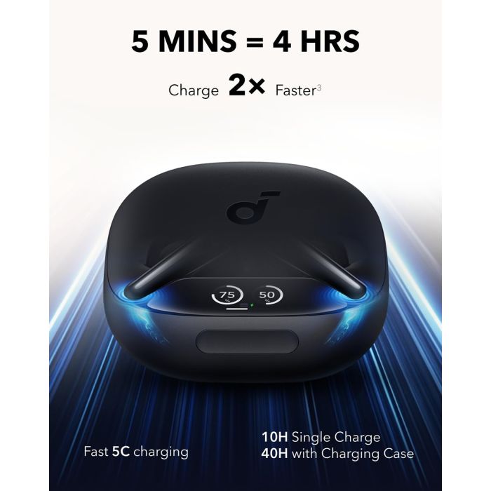 Anker Soundcore Liberty 4 Pro brezžične slušalke, črne Anker Soundcore Liberty 4 Pro brezžične slušalke, črne
