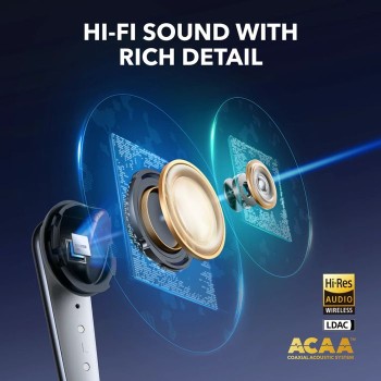 Anker Soundcore Liberty 4 Pro brezžične slušalke, svetlečo modre Anker Soundcore Liberty 4 Pro brezžične slušalke, svetlečo modre