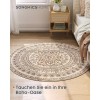 SONGMICS HOME Okrogla Preproga, 120 cm SONGMICS HOME Okrogla Preproga, 120 cm