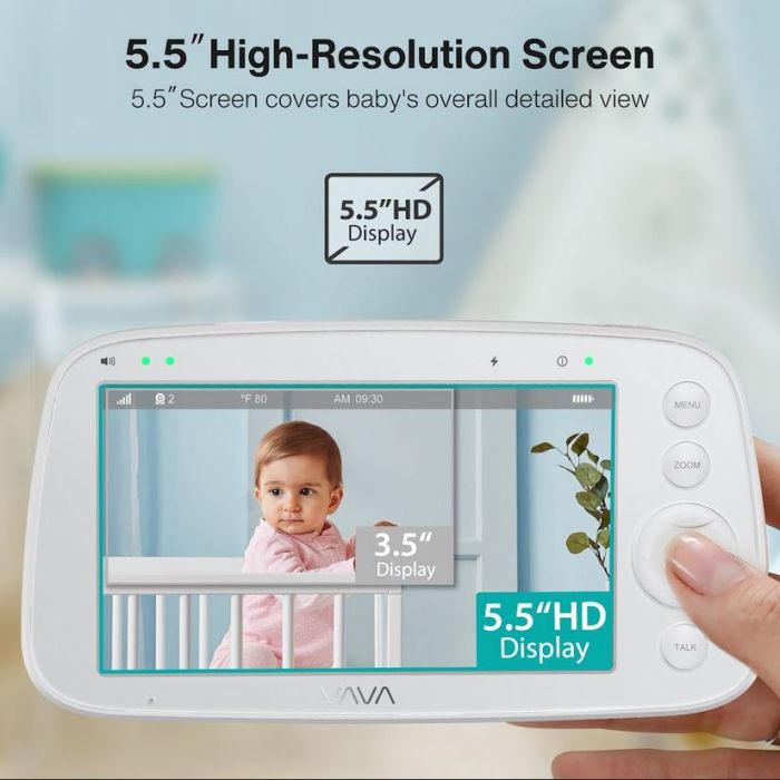 VAVA Baby varuška - pametni otroški monitor z HD zaslonom in nočnim gledanjem VA-IH019 VAVA Baby varuška - pametni otroški monitor z HD zaslonom in nočnim gledanjem VA-IH019