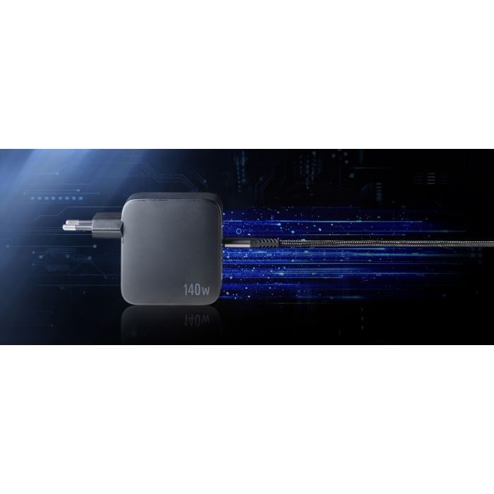 Intenso 140W GaN napajalnik s priključkom 3xUSB-C in 1xUSB-A ter priloženim 2M 200W USB-C kablom Intenso 140W GaN napajalnik s priključkom 3xUSB-C in 1xUSB-A ter priloženim 2M 200W USB-C kablom