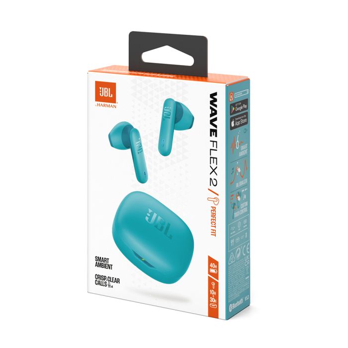 JBL Wave Flex 2 brezžične slušalke z mikrofonom, modre JBL Wave Flex 2 brezžične slušalke z mikrofonom, modre