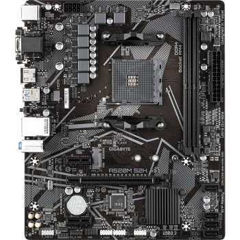 GIGABYTE A520M S2H, DDR4, SATA3, USB3.2Gen1, HDMI, AM4 mATX