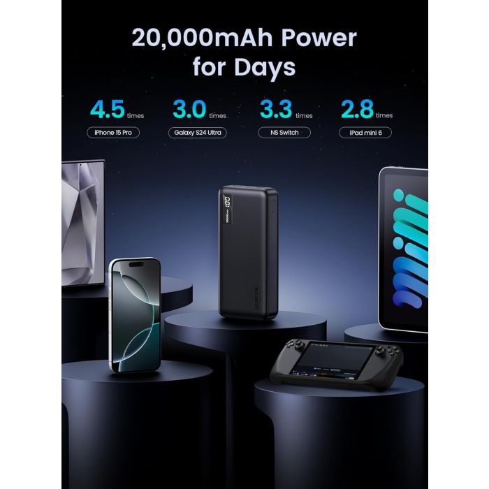 Ugreen 22.5W 20000mAh prenosna baterija Ugreen 22.5W 20000mAh prenosna baterija