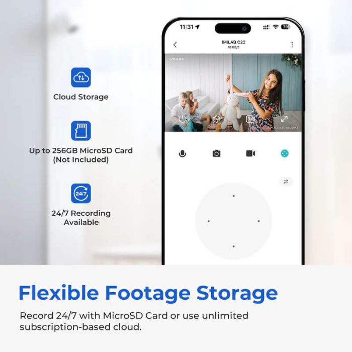 IMILAB C22 3K Wi-Fi notranja kamera IMILAB C22 3K Wi-Fi notranja kamera