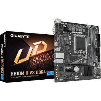 GIGABYTE H610M H V3 DDR4, DDR4, SATA3, HDMI, USB3.2Gen1, LGA1700 mATX GIGABYTE H610M H V3 DDR4, DDR4, SATA3, HDMI, USB3.2Gen1, LGA1700 mATX