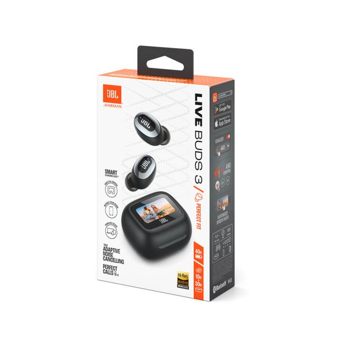 JBL Live Buds 3 brezžične slušalke z mikrofonom, črne JBL Live Buds 3 brezžične slušalke z mikrofonom, črne