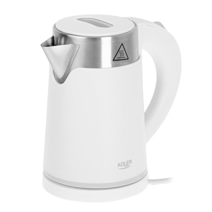 Adler Električni grelnik vode 0,6 L bela barva AD1372W Adler Električni grelnik vode 0,6 L bela barva AD1372W