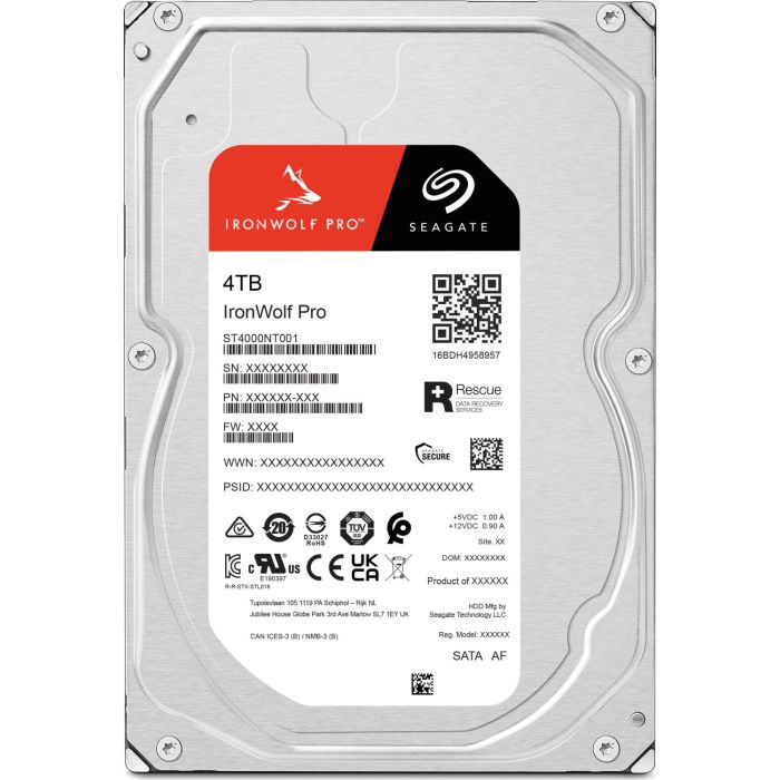 Seagate 4TB IronWolf PRO 3,5 SATA 6Gb/s 7200rpm 256MB HDD disk Seagate 4TB IronWolf PRO 3,5 SATA 6Gb/s 7200rpm 256MB HDD disk