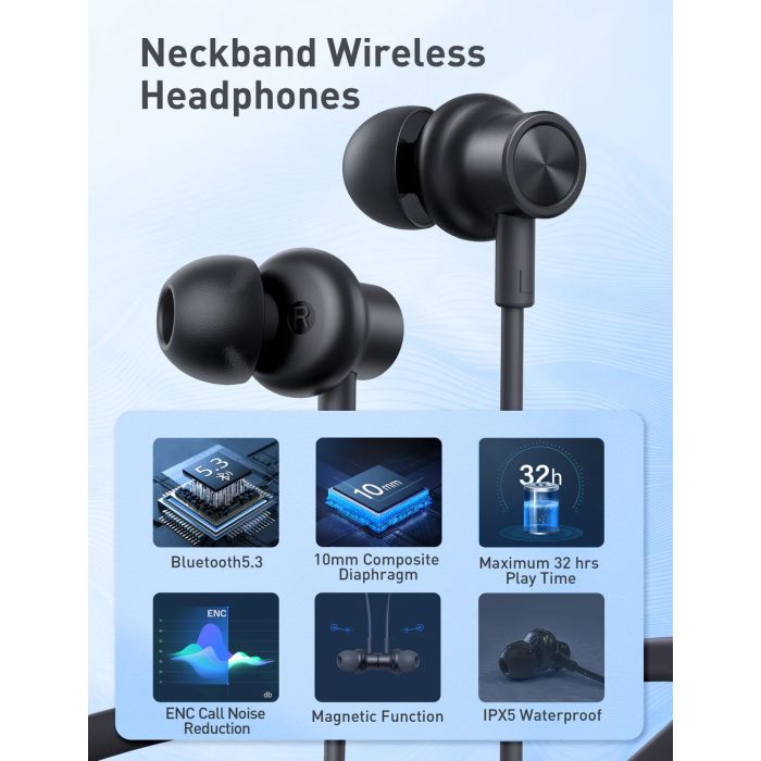 TaoTronics Brezžične Stereo Slušalke TT-BH115 TaoTronics Brezžične Stereo Slušalke TT-BH115