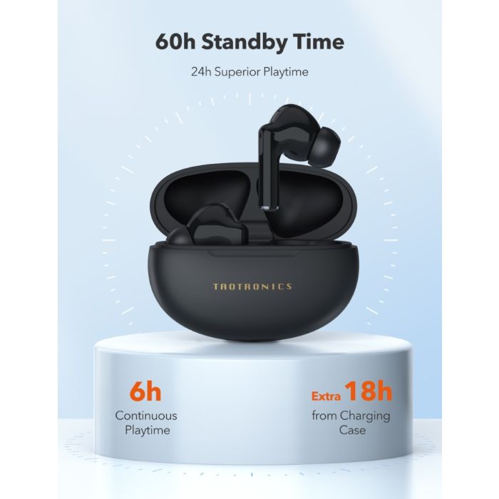 TaoTronics Brezžične slušalke TT-BH1122 temno modre TaoTronics Brezžične slušalke TT-BH1122 temno modre