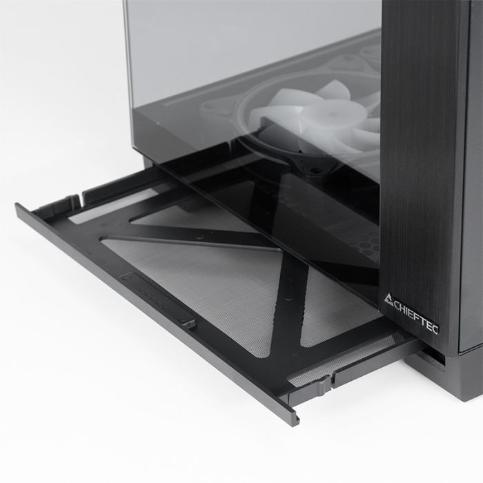 Chieftec VISIO USB3.2 Gen2 ATX ohišje, črno Chieftec VISIO USB3.2 Gen2 ATX ohišje, črno