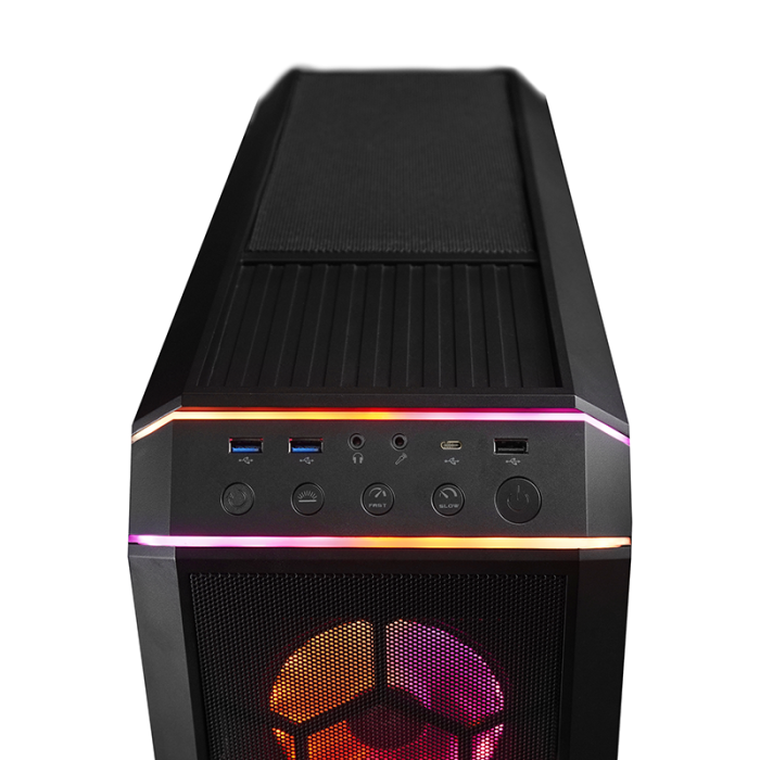 Chieftec STALLION 3 USB3.2 Gen2x2 Type C ATX A-RGB ohišje, črno Chieftec STALLION 3 USB3.2 Gen2x2 Type C ATX A-RGB ohišje, črno