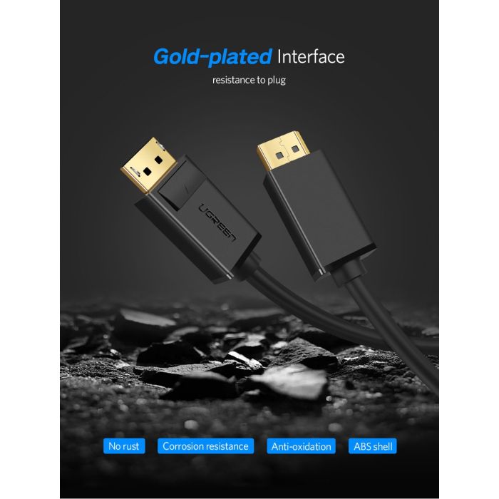 Ugreen DisplayPort 1.2 kabel 2M - BOX Ugreen DisplayPort 1.2 kabel 2M - BOX