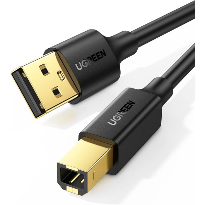 Ugreen tiskalniški kabel USB 2.0 - USB A v USB B združljiv s HP, Canon, Epson, Lexmark, Dell, Brothe Ugreen tiskalniški kabel USB 2.0 - USB A v USB B združljiv s HP, Canon, Epson, Lexmark, Dell, Brothe