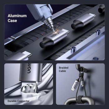 Ugreen kabel USB C v DisplayPort 1.4 8K@60Hz 4K@240Hz, 2M