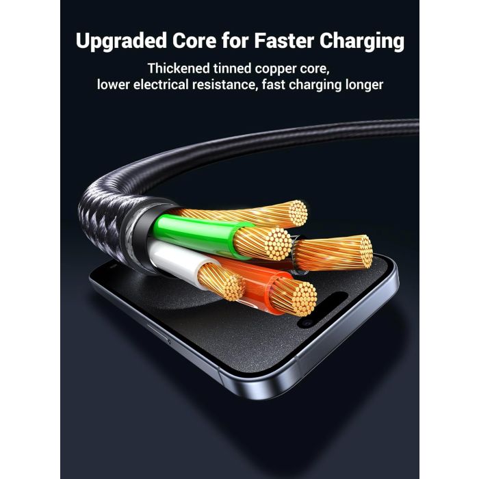 Ugreen 2v1 dvojni USB-C polnilni kabel s 100W Ugreen 2v1 dvojni USB-C polnilni kabel s 100W