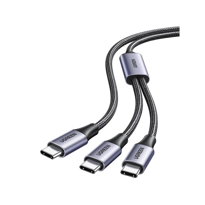 Ugreen 2v1 dvojni USB-C polnilni kabel s 100W Ugreen 2v1 dvojni USB-C polnilni kabel s 100W