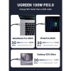 Ugreen 2v1 dvojni USB-C polnilni kabel s 100W Ugreen 2v1 dvojni USB-C polnilni kabel s 100W