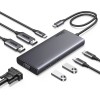 UGREEN 8v1 USB-C 4K priklopna postaja s 100W PD vhodom UGREEN 8v1 USB-C 4K priklopna postaja s 100W PD vhodom